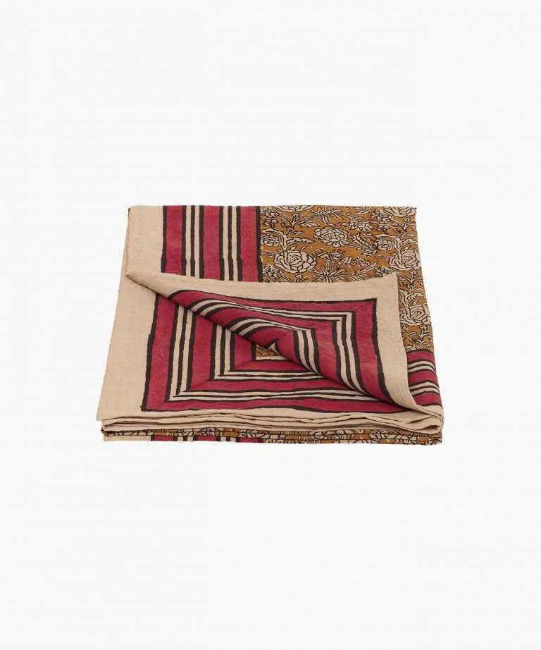 Botanical Single Plaid in draagtas