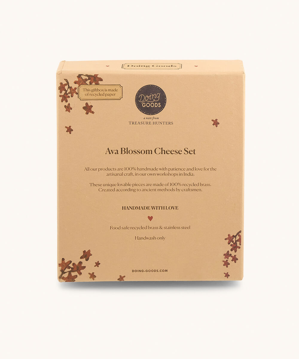 Ava Blüten Käse-Set (im Geschenkbox)