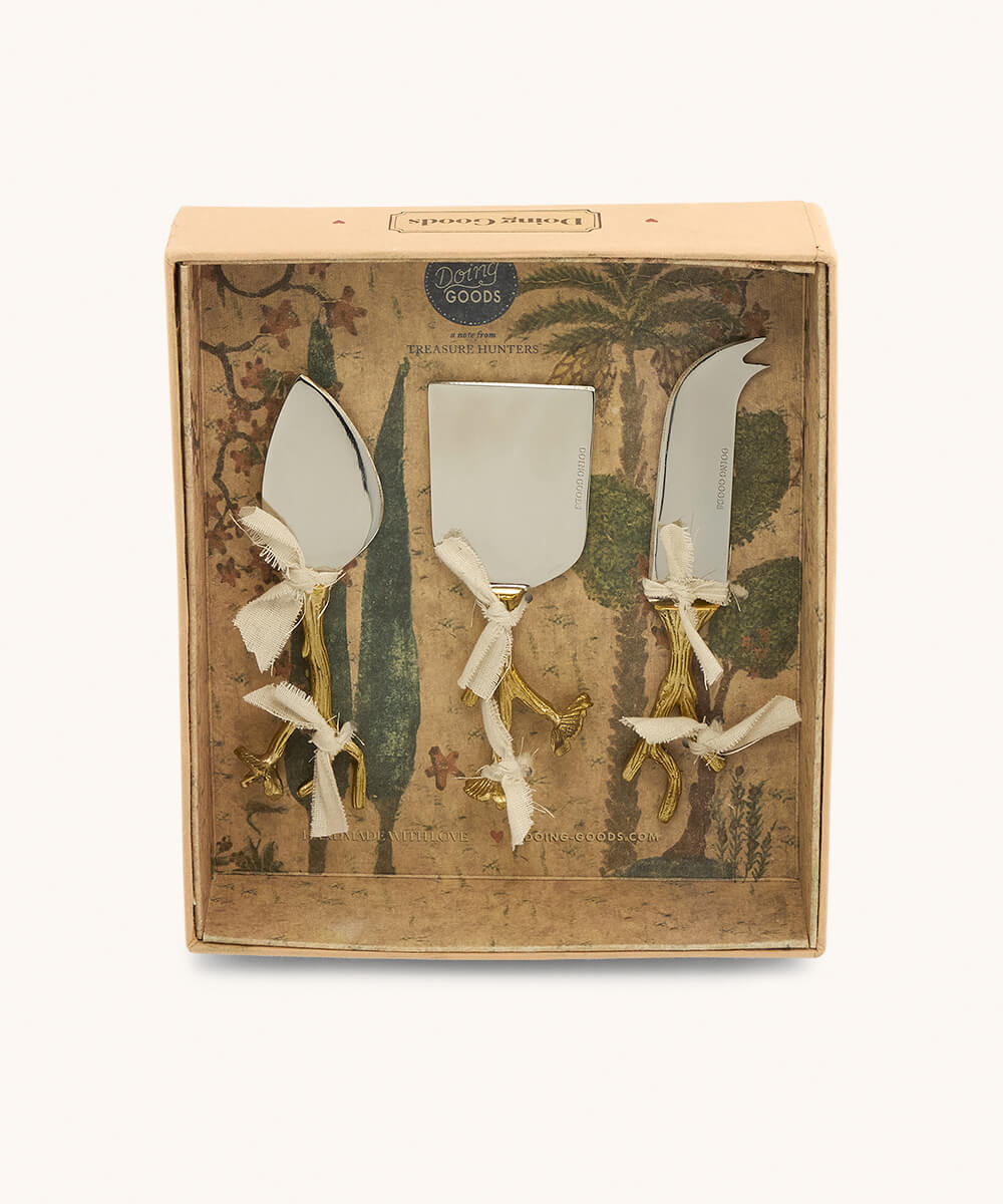 Ava Blüten Käse-Set (im Geschenkbox)