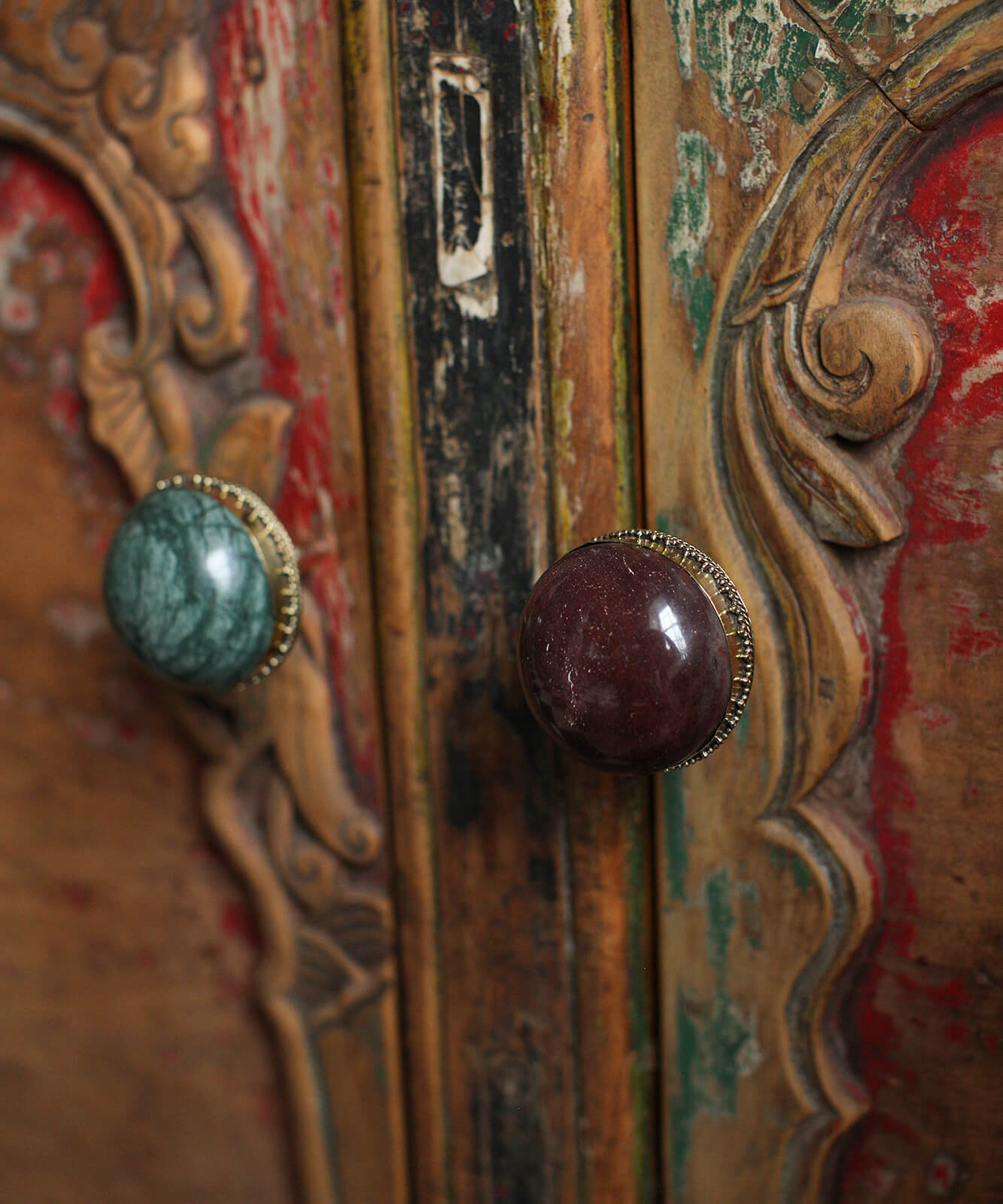 Moira Knob Red Jasper XL