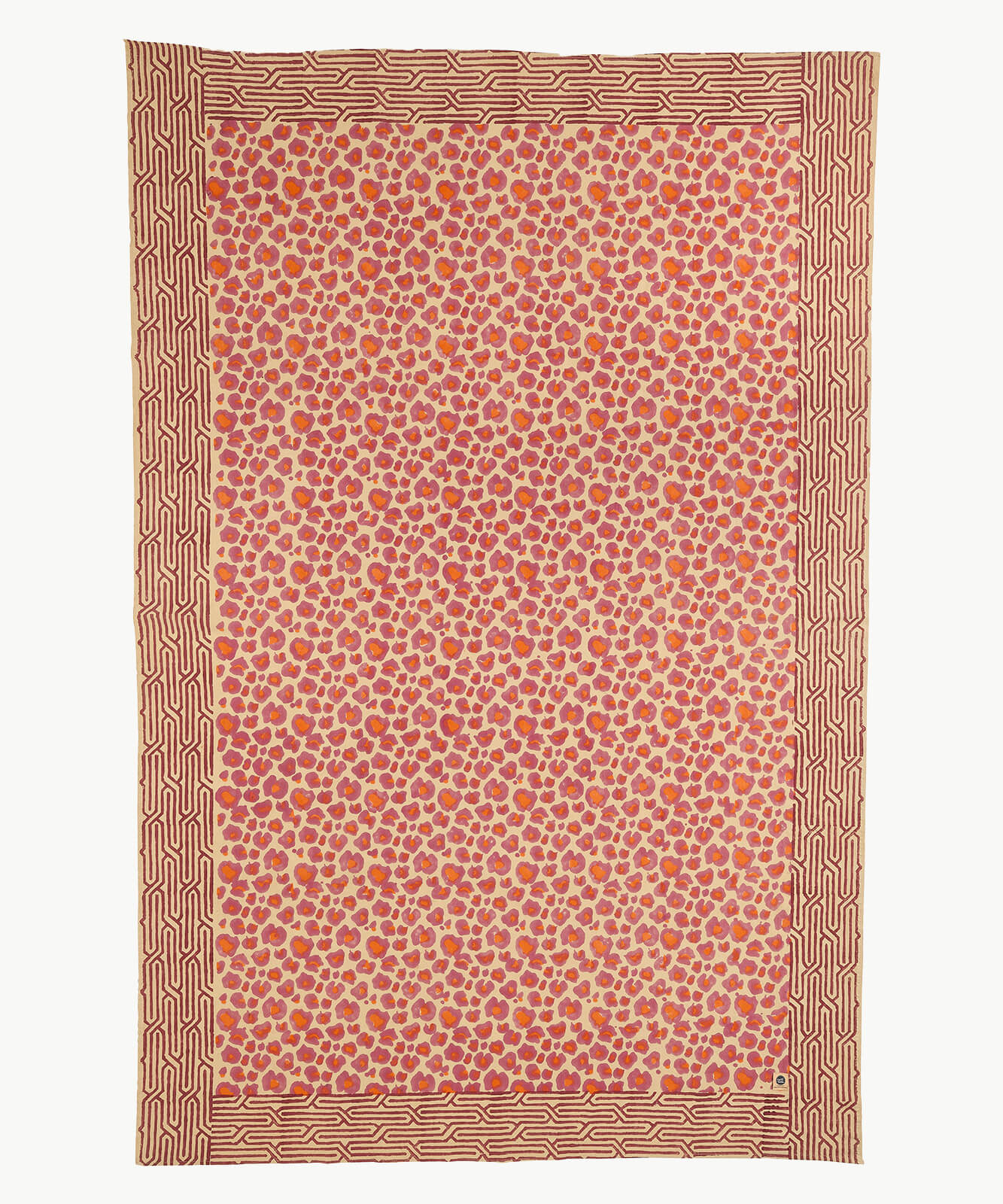 Pink Leopard Single Throw in Tote Bag