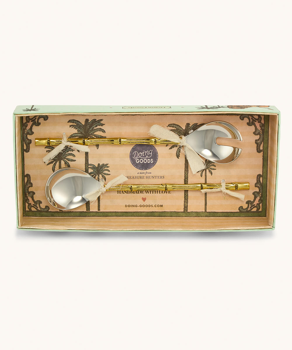Bodhi Bamboo Salat-Schale Set (im Geschenkbox)
