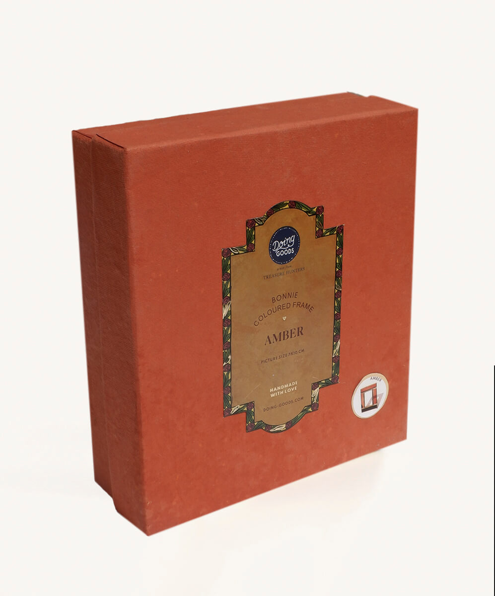 Bonnie Colored Frame Small Amber (in giftbox)