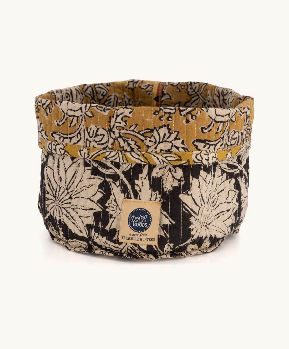 Botanical Fabric Basket Set
