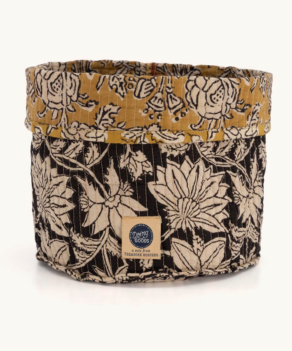 Botanical Fabric Basket Set