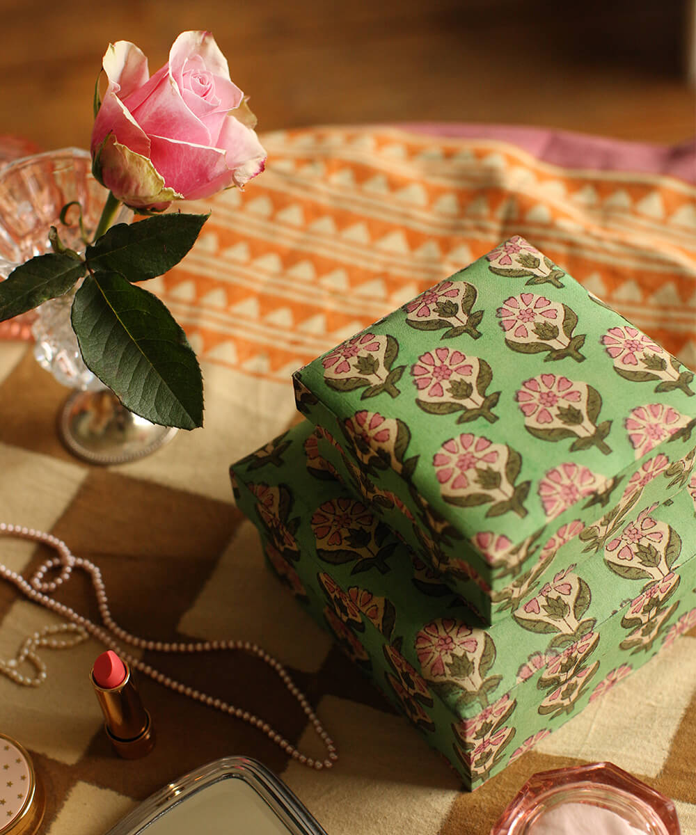 Emma Fabric Box Square Set