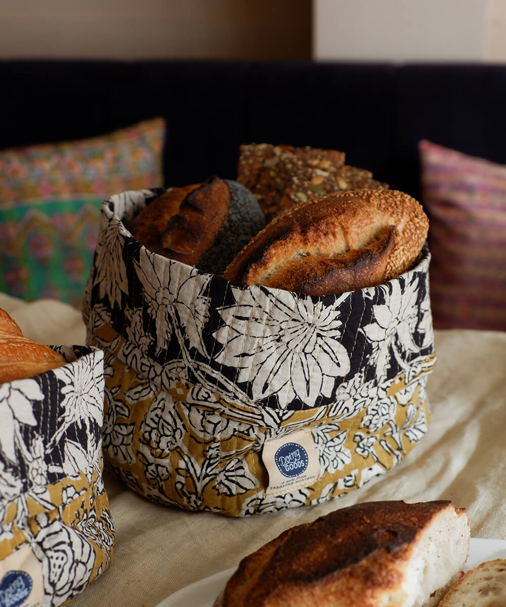 Botanical Fabric Basket Set