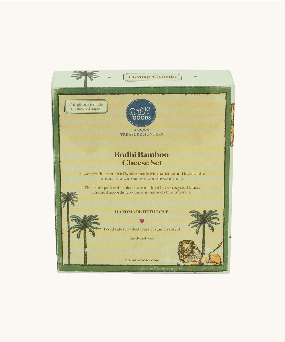Bodhi Bambus Käseset (in Geschenkbox)
