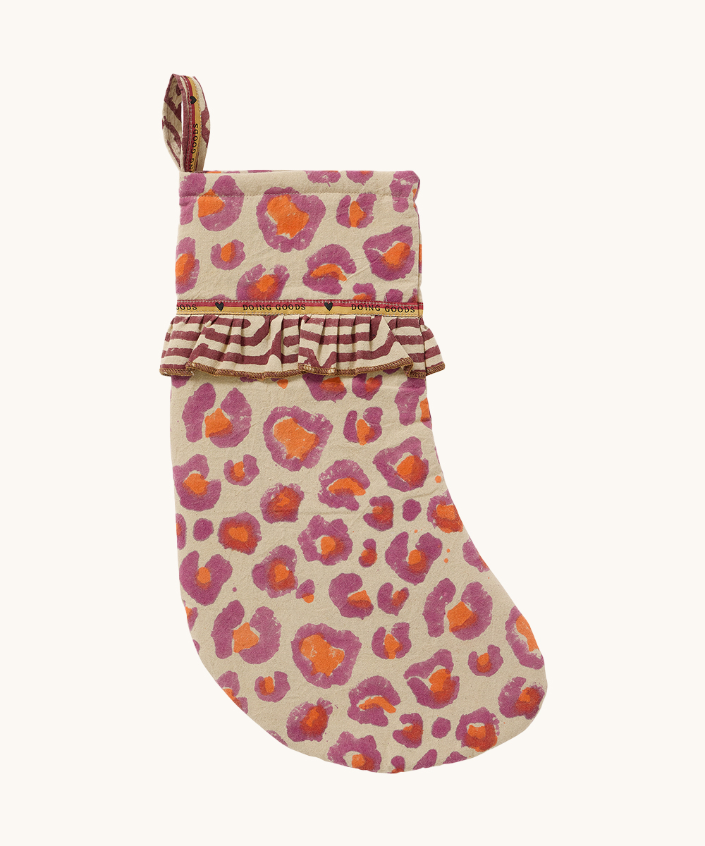 Pink Leopard Weihnachtsstrumpf