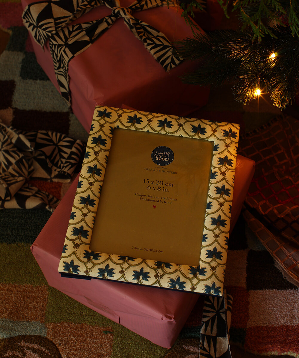 Faina Block Printed Frame