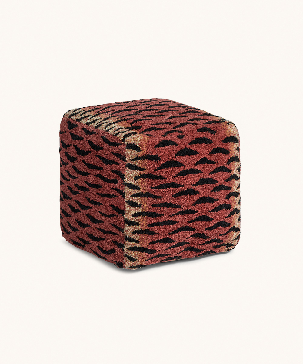 Tula Tiger Pouf Small
