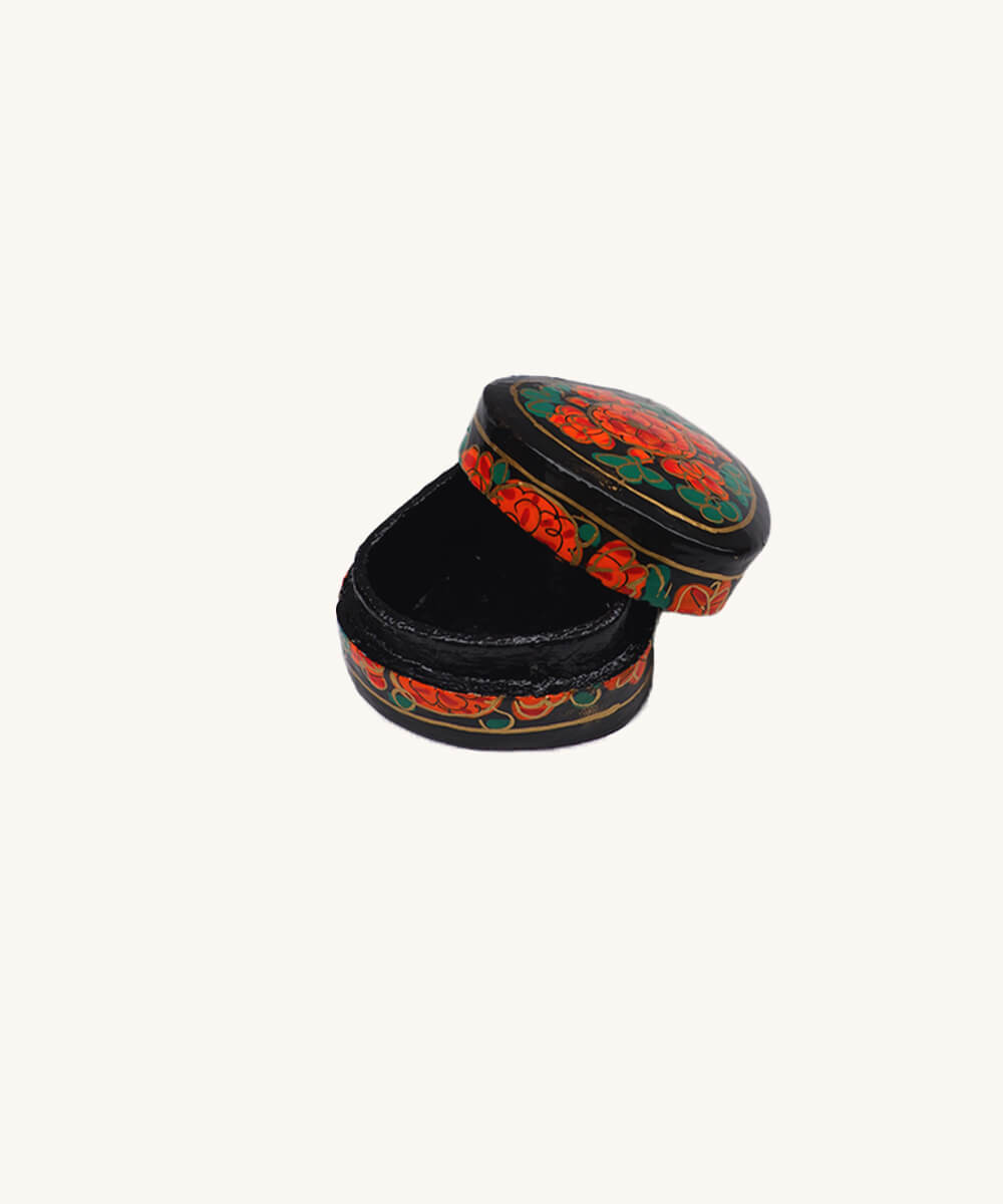 Paper Mache Box Small Black 3